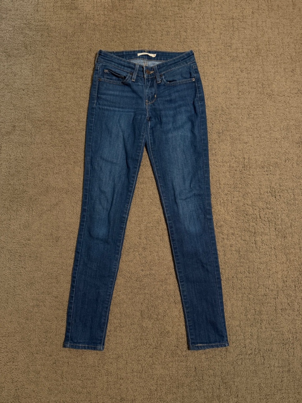 Levi’s Women’s 711 Skinny Jeans Medium Wash Blue Size 24